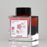 Bottle of Sailor Manyo red copper ink 