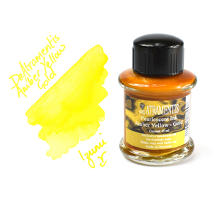 De Atramentis Pearlescent Amber Yellow-Gold - 45ml Bottled Ink