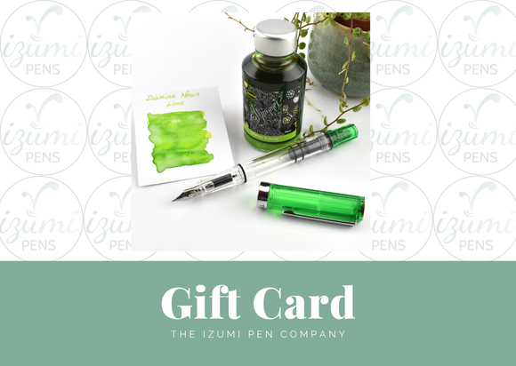 The Izumi Pen Company Gift Card  £10 - £100