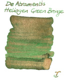 De Atramentis Pearlescent Heliogen Green-Bronze - 45ml Bottled Ink