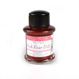 De Atramentis Pearlescent Pink Rose Gold Fountain Pen Ink - Exclusive to Izumi Pens - 45ml Bottled Ink